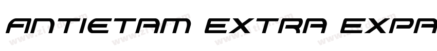 Antietam Extra Expan字体转换